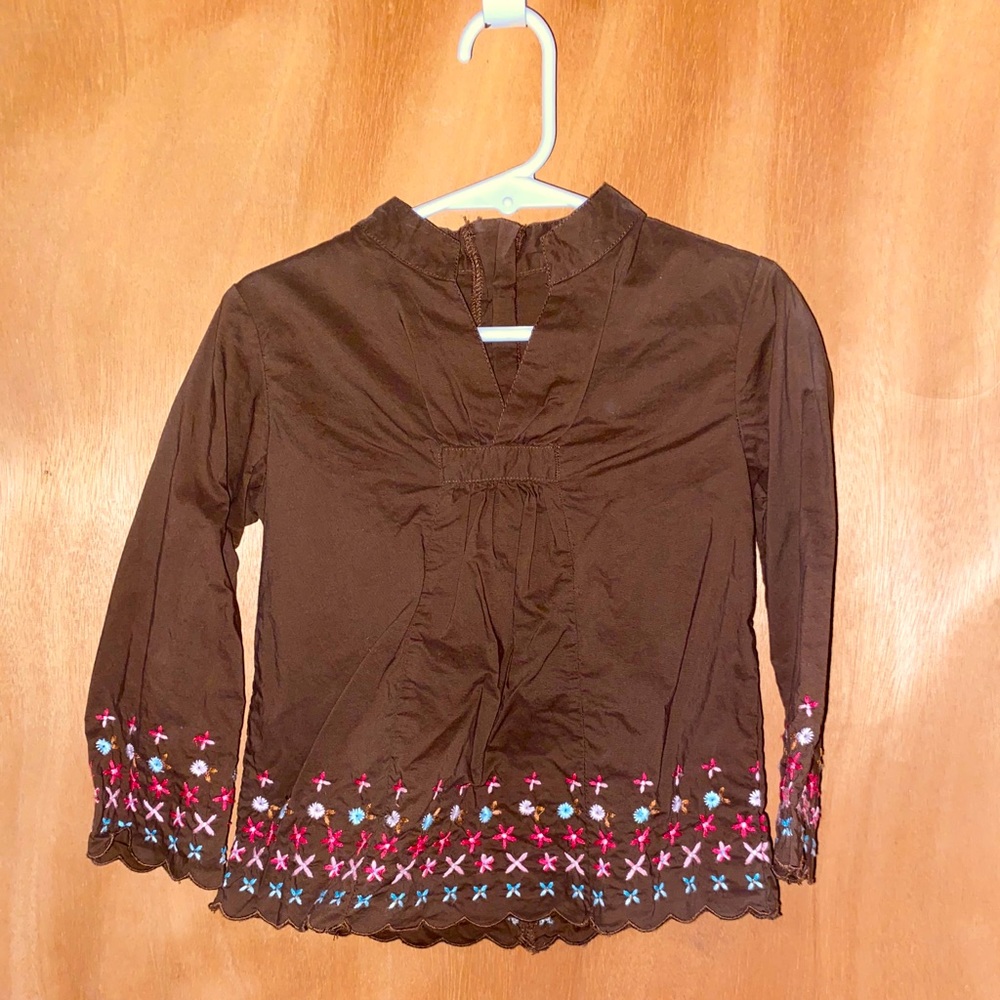 Brown blouse
